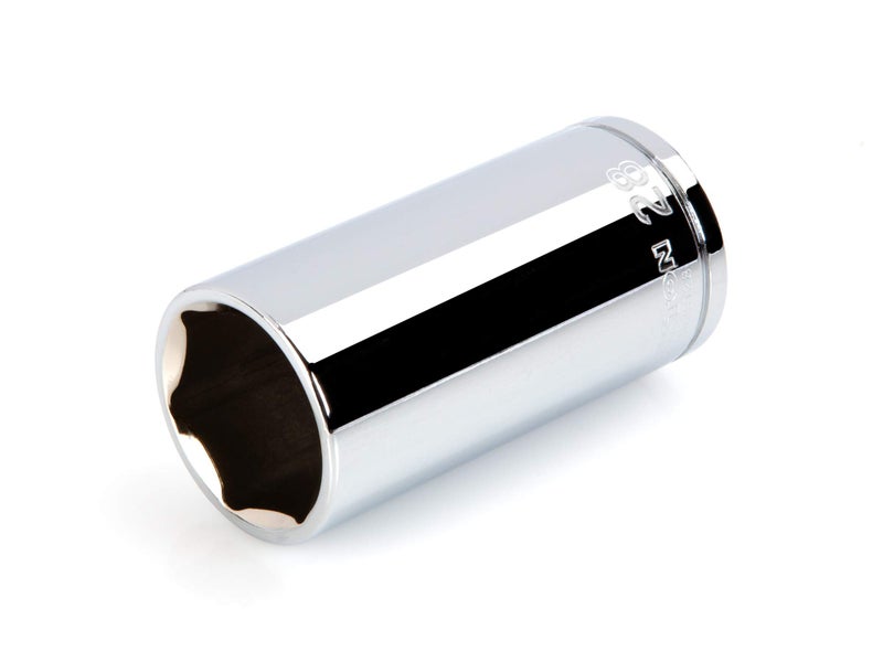 TEKTON 1/2 Inch Drive x 28 mm Deep 6-Point Socket | SHD23128 - Image 1